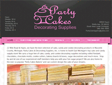 Tablet Screenshot of partycakesupplies.com